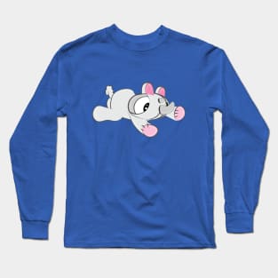 cute baby rhino Long Sleeve T-Shirt